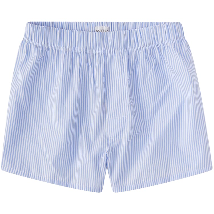 Calzoncillos bóxer tejidos para hombre, Blanco-azul claro