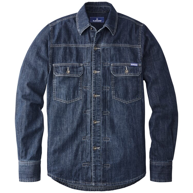 Overshirt da uomo, Denim