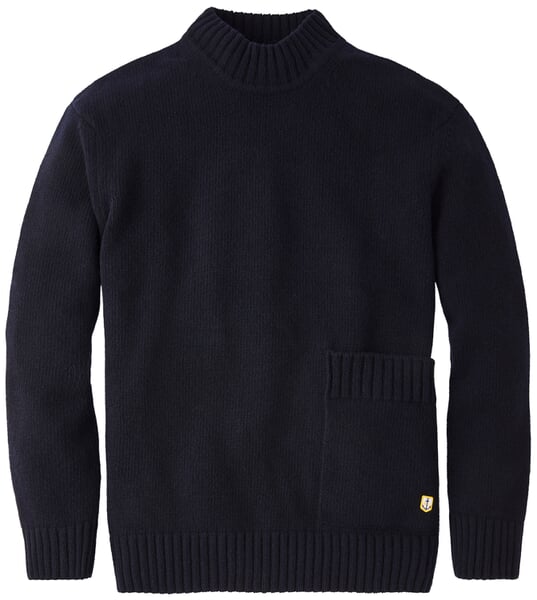 Maglione da uomo con tasca Navy