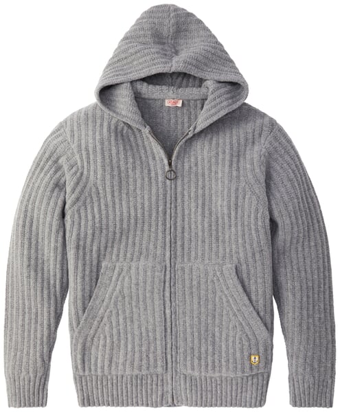 Herren-Strickjacke Graumelange