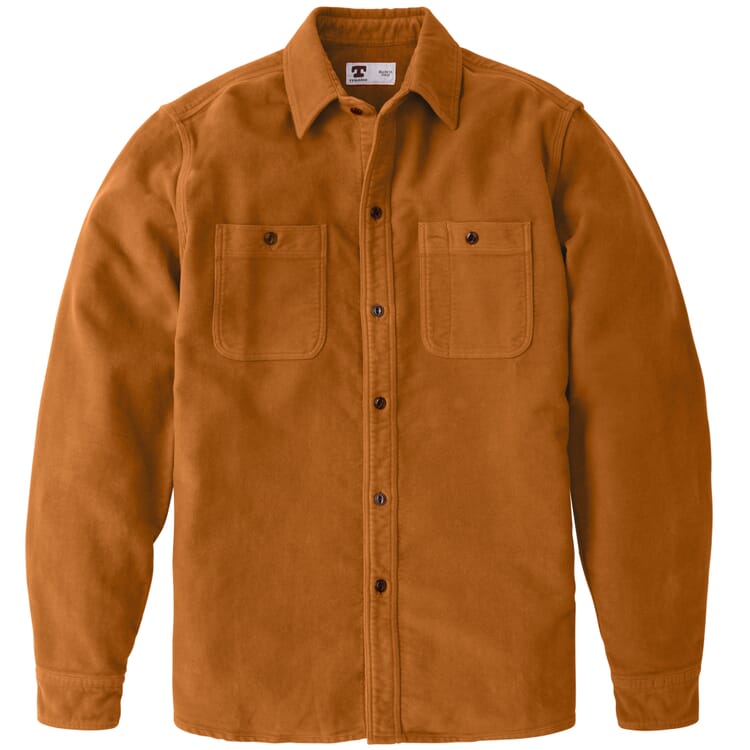 Chemise pour homme en moleskine