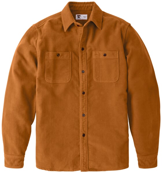 Men's Moleskin Shirt Ochre