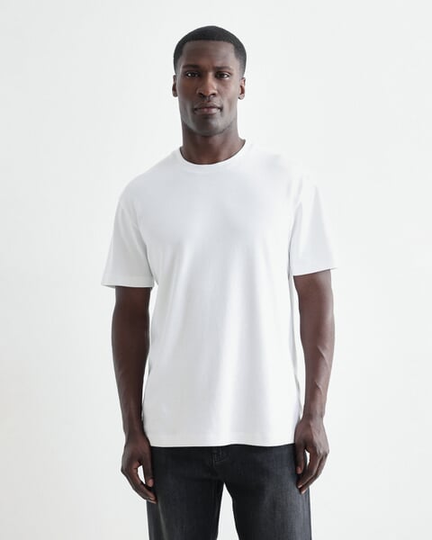 Herrenshirt Halbarm Offwhite, Fertigungssprozess