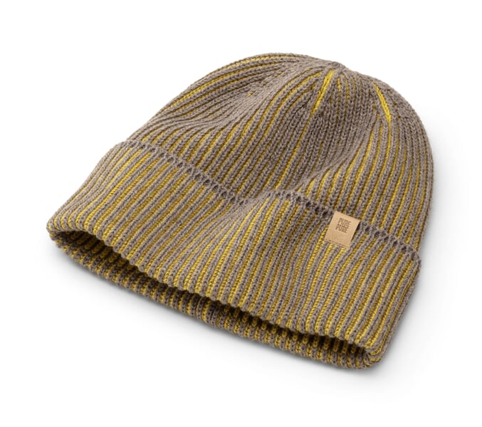 Children's Rib-Knit Hat, 2-Tone Caramel
