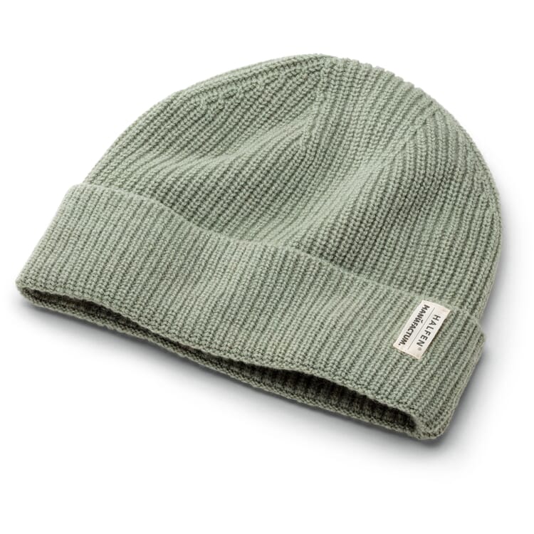 Gorro de punto de merino y cachemira