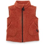Chaleco infantil de lana cardada Rooibos