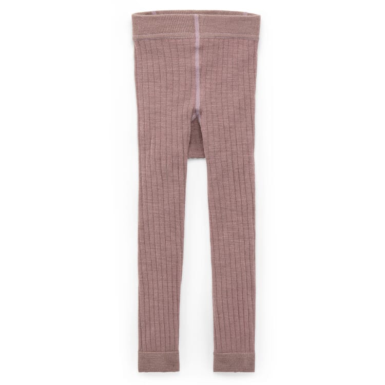 Children’s Merino Wool Leggings, Rosé