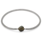 Strick-Collier Muranoglas, Oliv