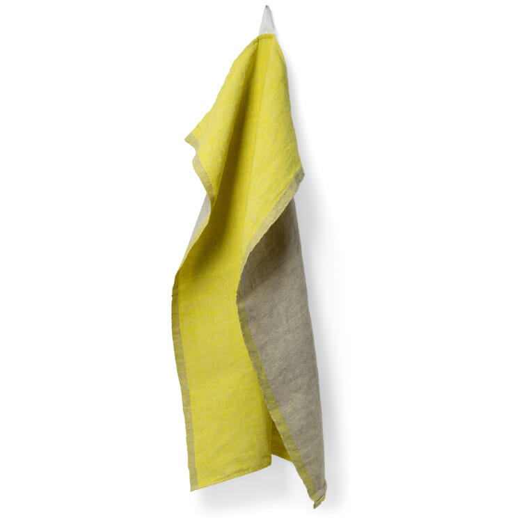 Asciugamano da tè in lino finlandese, Giallo