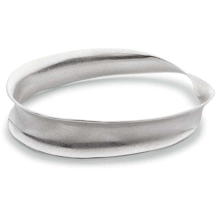 Bracciale rigido Möbius, argento