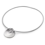 Collier ras du cou Möbius, argent