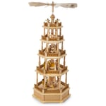 Traditionel julepyramide med 5 etager