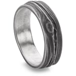 Anillo «Corteza de roble» Plateado 60