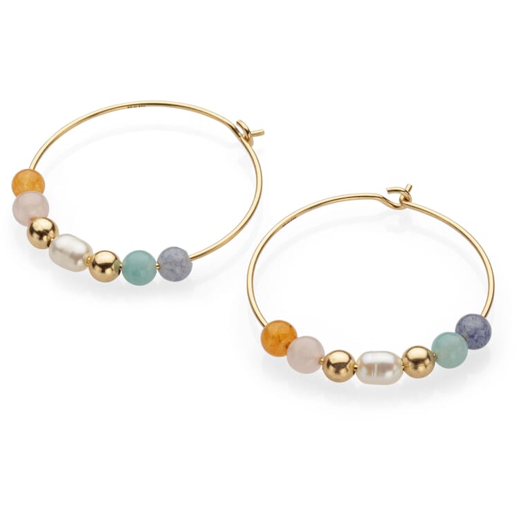 Pendientes de perlas, multicolor