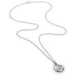 Ketting met hanger in de vorm van een duif, zilver