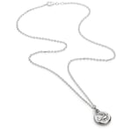 Silver Necklace with Dove Pendant