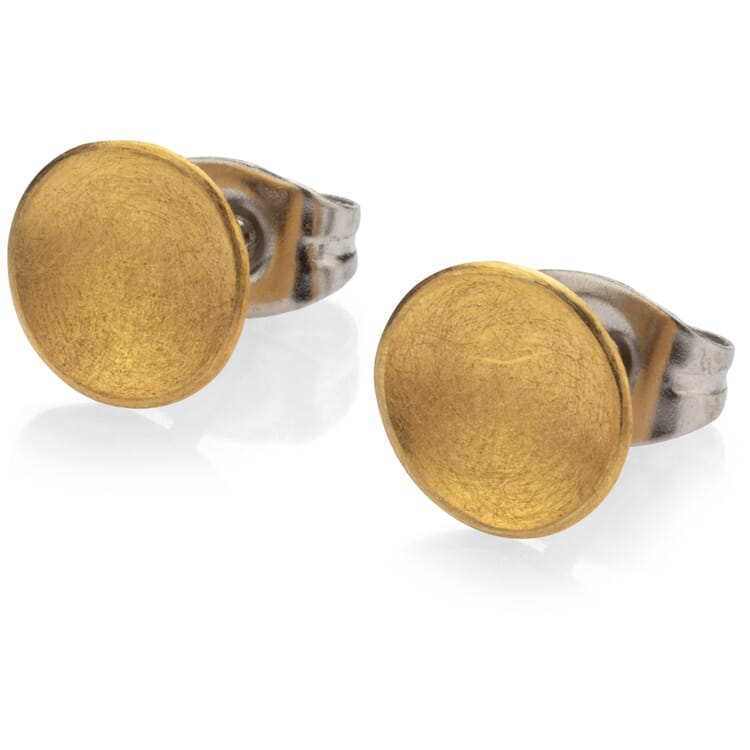 Pendientes de botón «Flussgold»