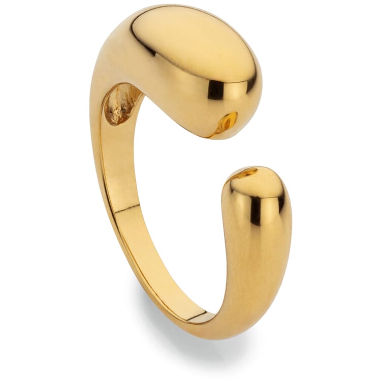 Anello a goccia, Oro