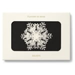 «Lote de postales en relieve» Copos de nieve