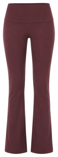 Freizeit-Leggings mit Rollbund Dunkelrot