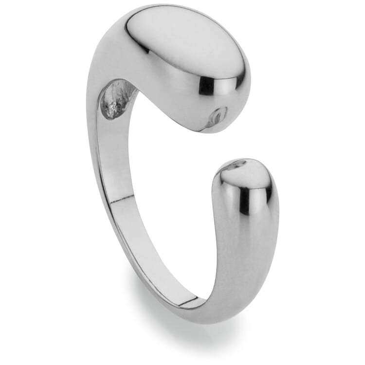 Anello a goccia, Argento