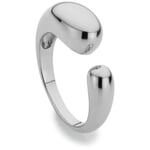 Vingerring Druppel Zilver 52