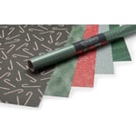 Recycling-cadeaupapier Kerstmis, diverse motieven