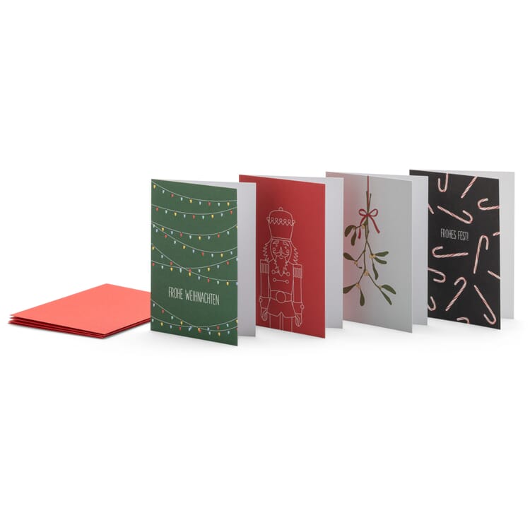Tarjetas de Navidad de papel reciclado