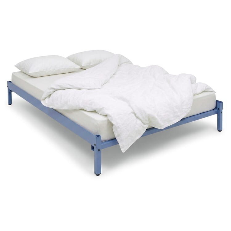 Bett Erik, 140 x 200 cm, RAL 5014 Taubenblau