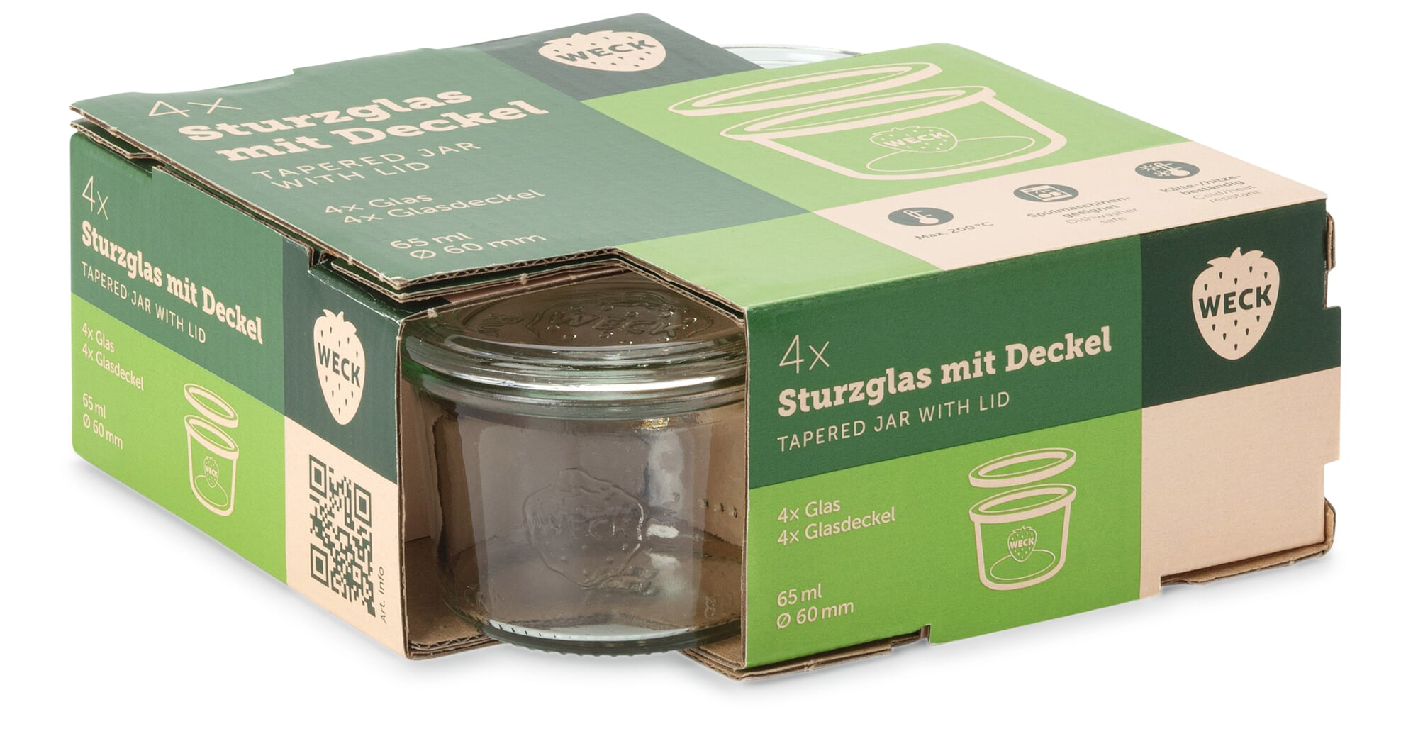 Weck® Jars (4-pack), 65 ml