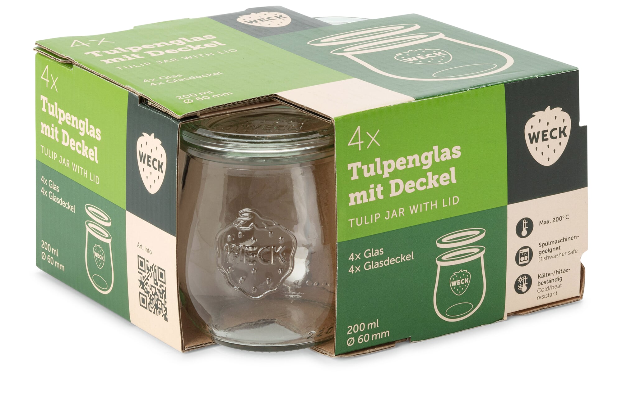 Weck® Tulip Jar (4-pack)