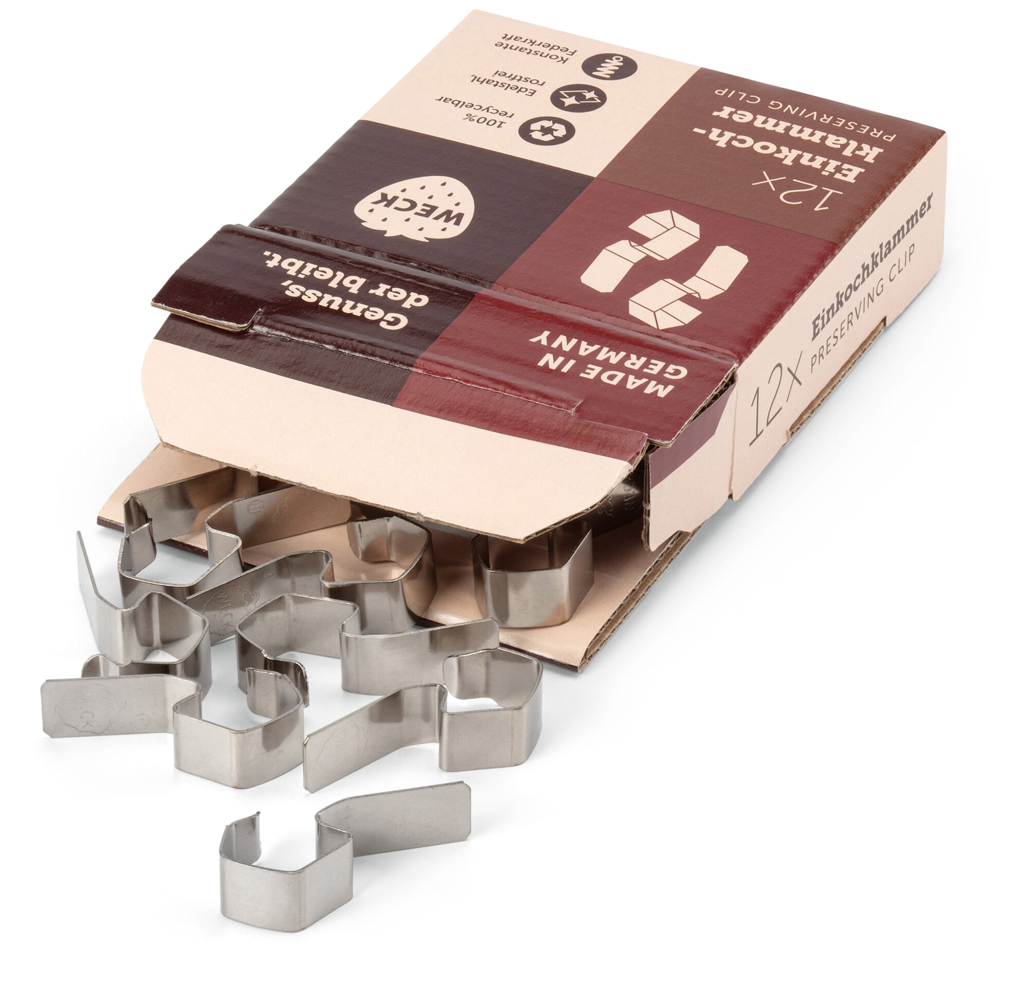 Weck® Einkochklammern (12 Stück)