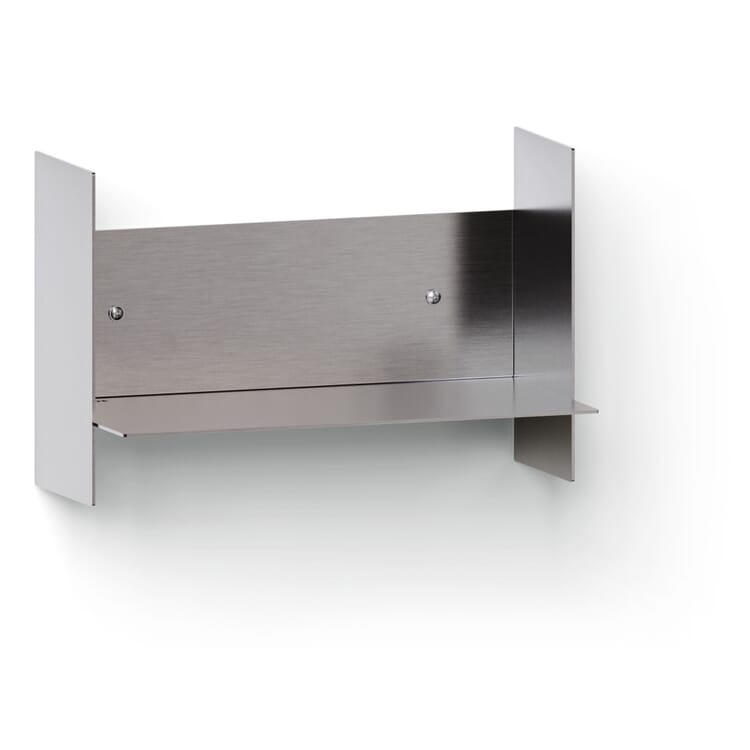 Pli 30 Shelving Unit, Stainless steel, brushed