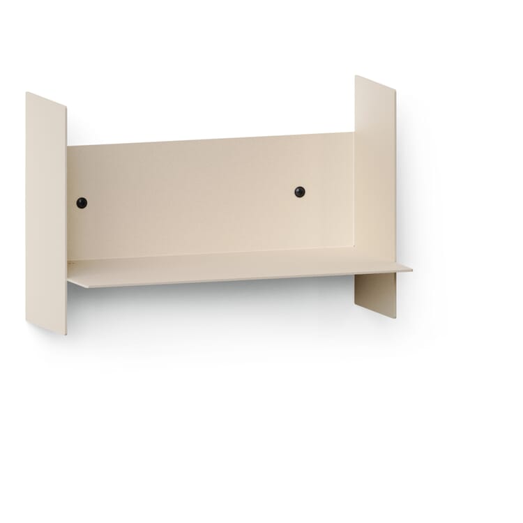 Estantería Pli 30, Blanco crema RAL 9001