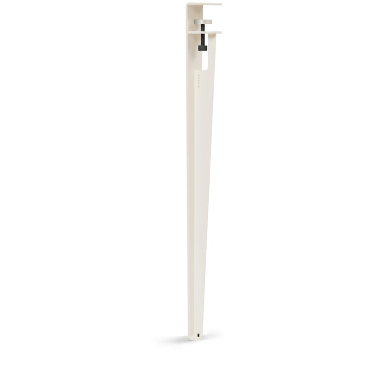 Tischbein TT, Cremeweiß RAL 9001