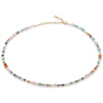Collier de perles, multicolore