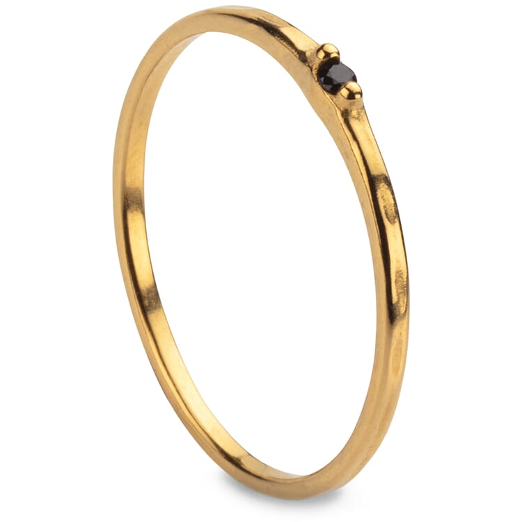 Fingerring Zirkonia, Gold