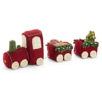 Train de Noël en feutre