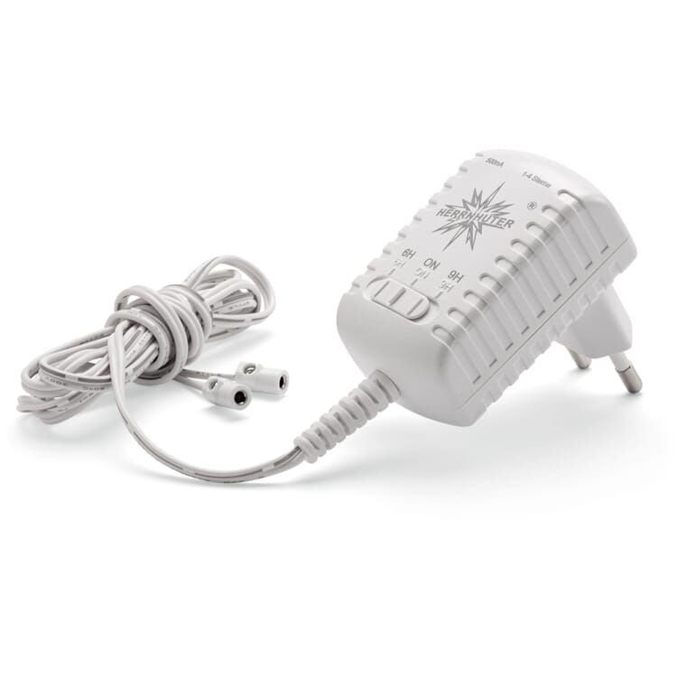 Bloc d'alimentation Herrnhuter avec minuterie, 500 mA