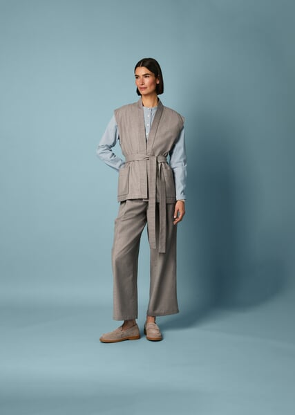 Damen-Loafer Rauleder Grau, Anwendungsbeispiel