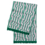 Tarta Beach Towel Green-Pink