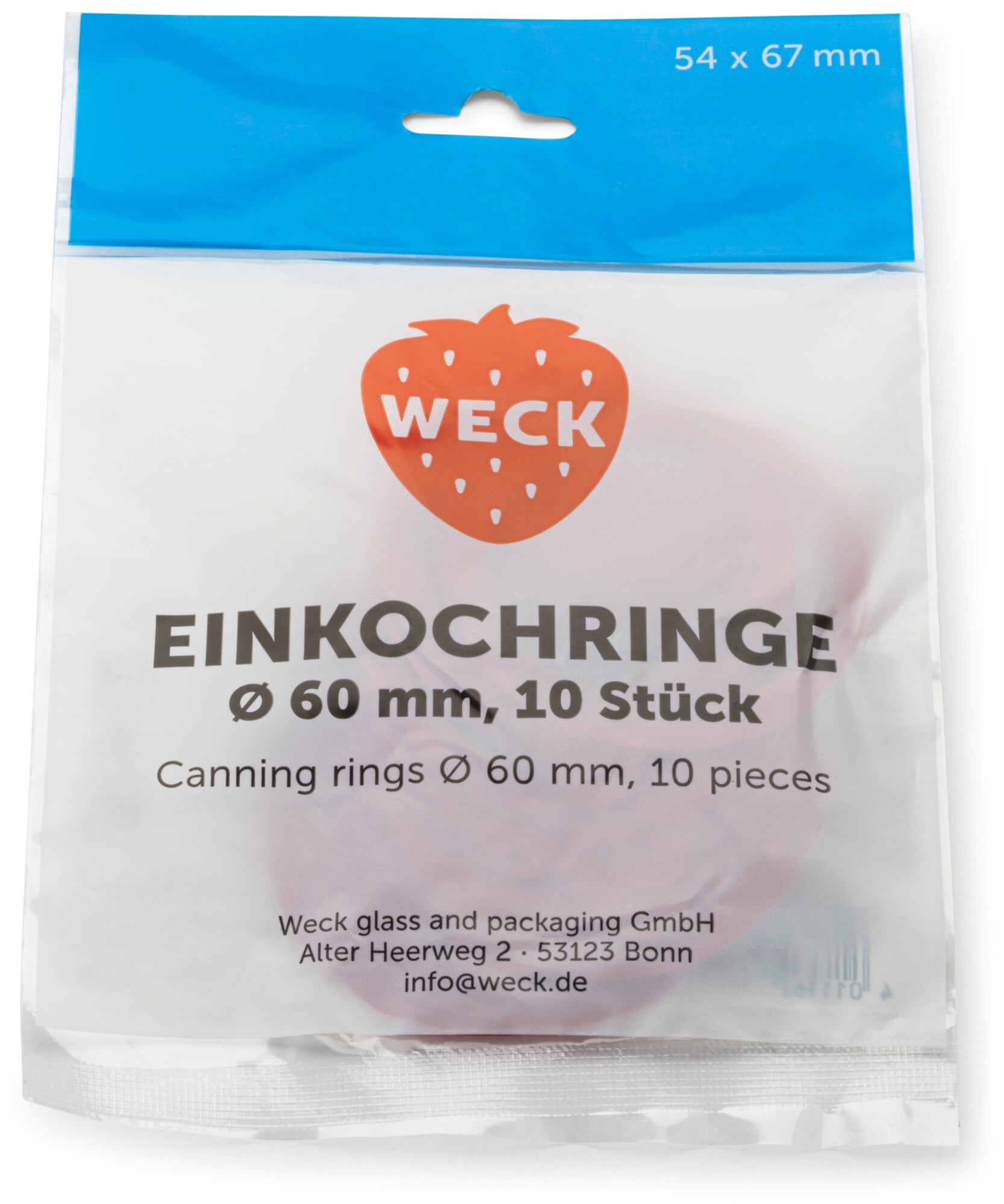 Weck® Einkochringe (10 Stück), 60mm