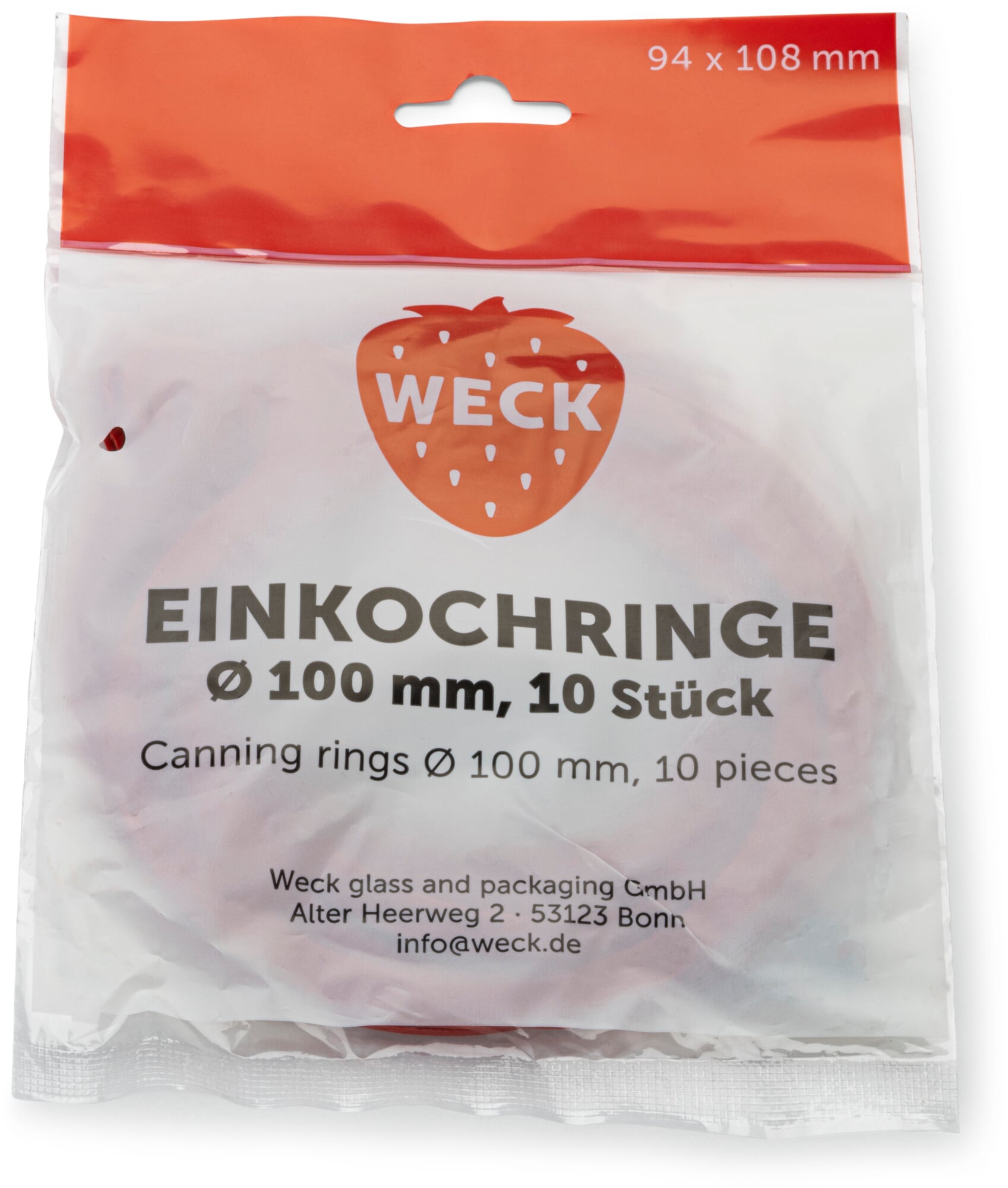 Weck® Einkochringe (10 Stück), 100mm