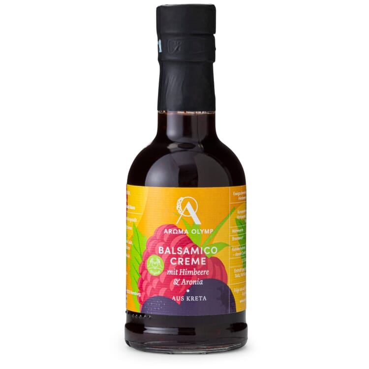 Balsamic Cream with Raspberries