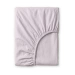 Drap-housse en coton lavé Lilas 90 × 200 cm