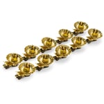 Baumkerzenhalter Stahlblech Goldfarben
