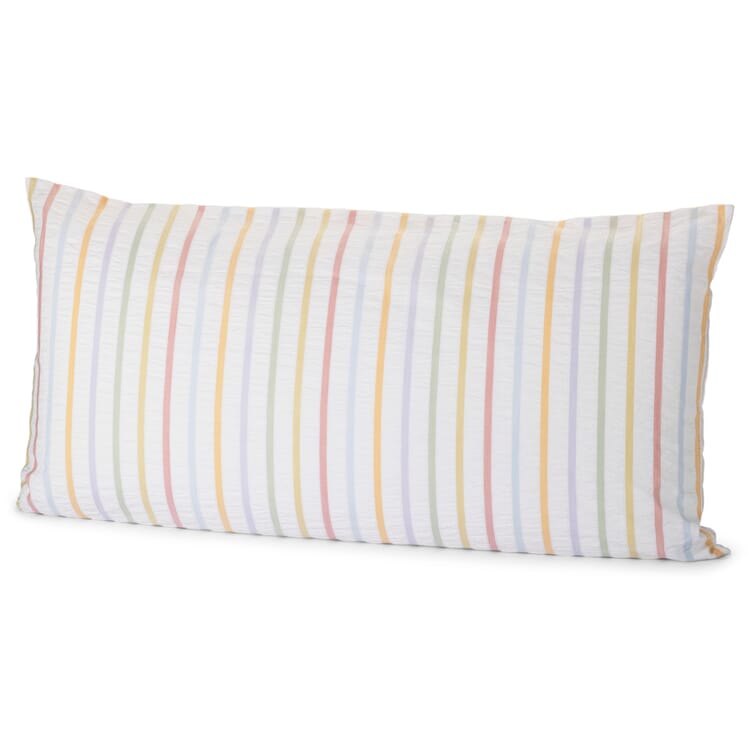 Reversible Seersucker Striped Pillowcase, Multicolor