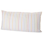 Wendekopfkissenbezug Seersucker gestreift Multicolor 40 × 80 cm