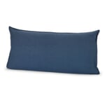 Kopfkissenbezug gewaschenes Leinen Mitternachtsblau 40 × 80 cm