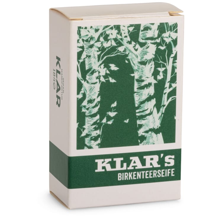 Klar berken teerzeep